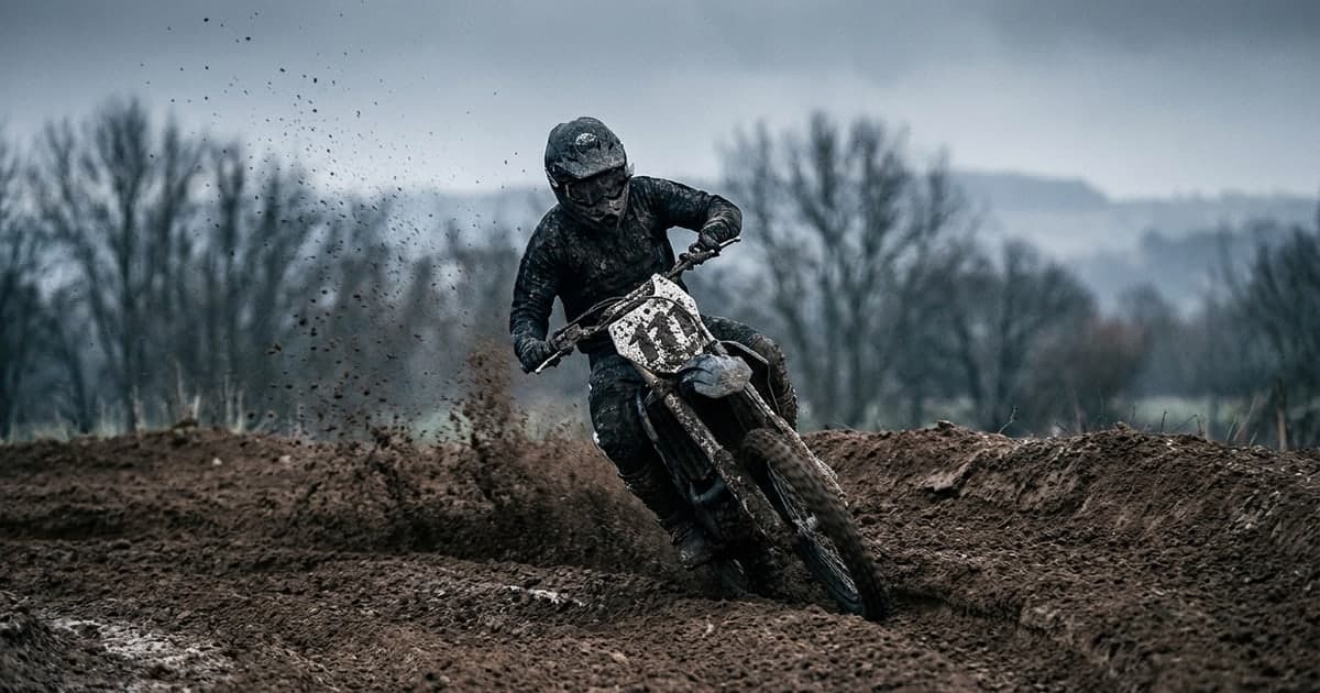 Motocross Race Number Tagging When the Plate Is Buried